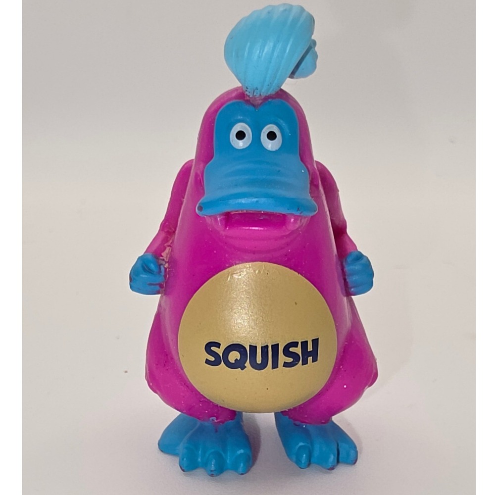 Yowie Figure Small Magenta Blue Fair Squish the Fiddlewood Platypus